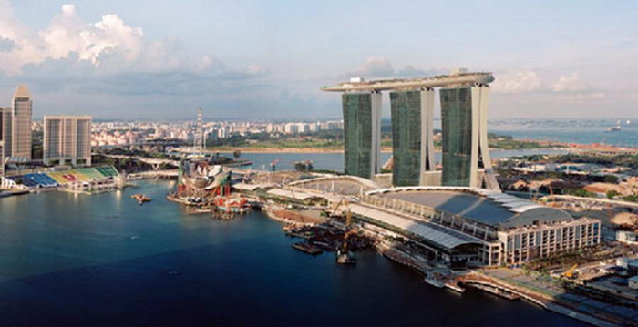 ������������ ��������� ���� Marina Bay Sands