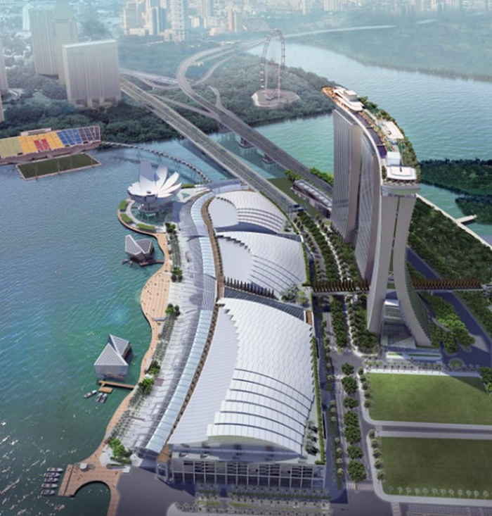 ������������ ��������� ���� Marina Bay Sands